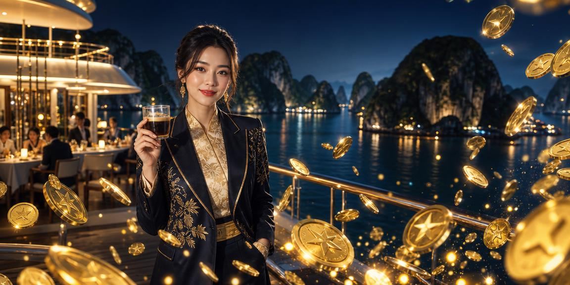 Khung cảnh vịnh Hạ Long gợi nhớ phong cách sang trọng của giao diện cac2