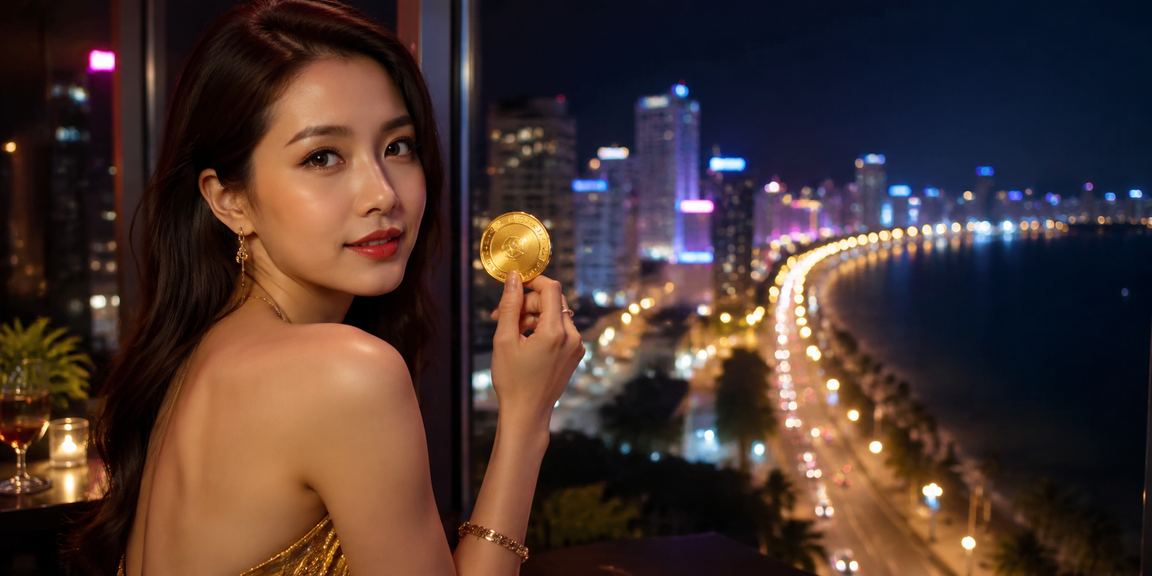 Phụ nữ Việt Nam tại Nha Trang đang uống cà phê và duyệt thông tin cá cược trực tuyến